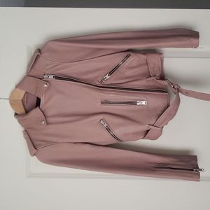 All Saints Balfern Biker Leather Jacket Size 2
